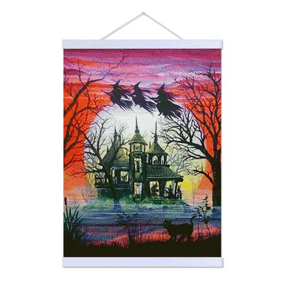 Haunted House - Premium Diamond Painting Kit - Diamond Painting Kit