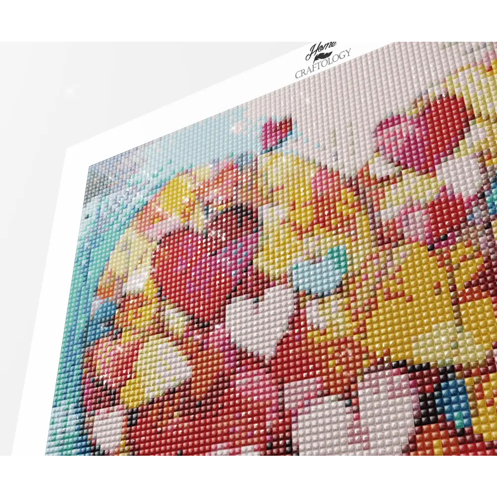 Heart in a Heart - Exclusive Premium Diamond Painting Kit - Diamond Painting Kit