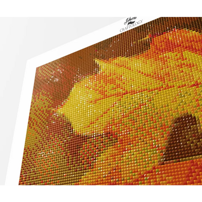 Heart on Leaf - Premium Diamond Painting Kit - Diamond Painting Kit