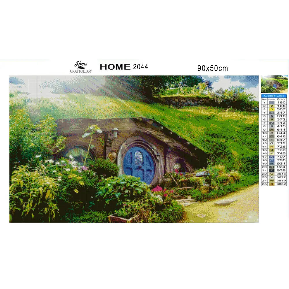 Hobbiton - Premium Diamond Painting Kit - Diamond Painting Kit