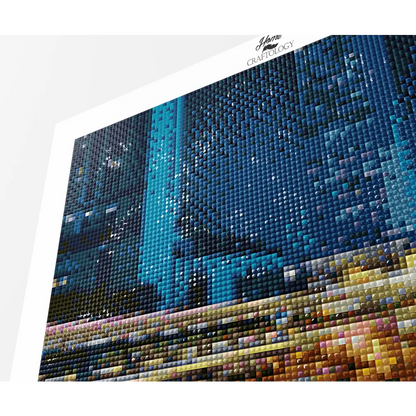 Hongkong at Night - Premium Diamond Painting Kit - Diamond Painting Kit