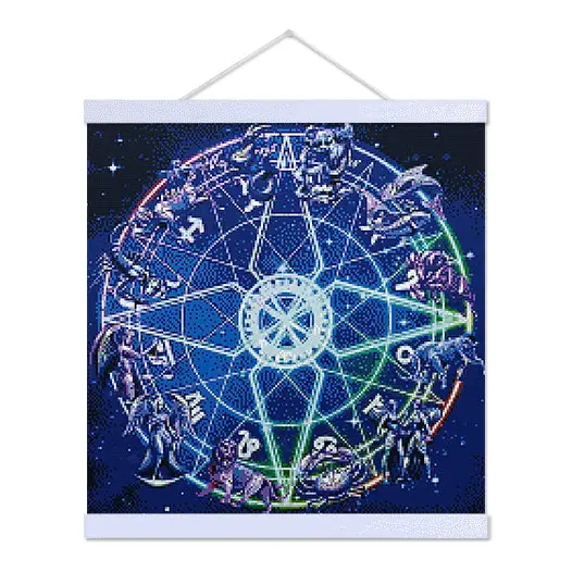 Horoscope Mandala - Premium Diamond Painting Kit - Diamond Painting Kit