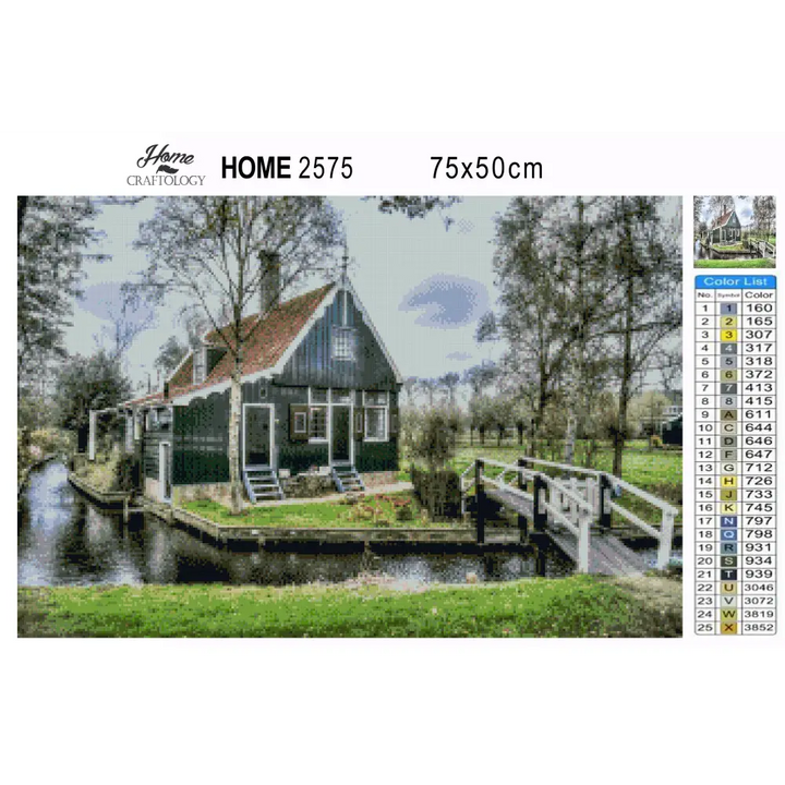 House in Netherlands - Premium Diamond Painting Kit - Diamond Painting Kit