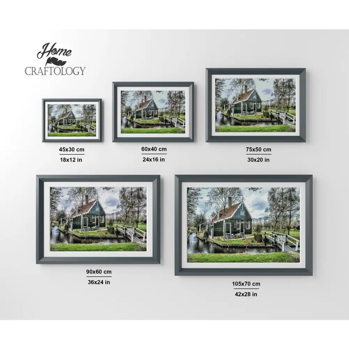 House in Netherlands - Premium Diamond Painting Kit - Diamond Painting Kit