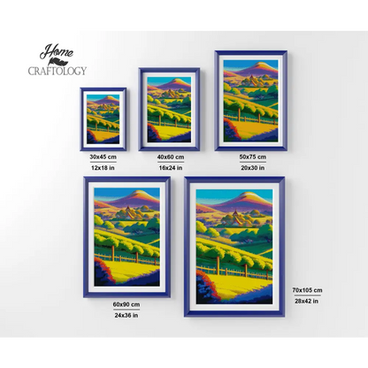 House on the Mountain - Premium Diamond Painting Kit - Diamond Painting Kit