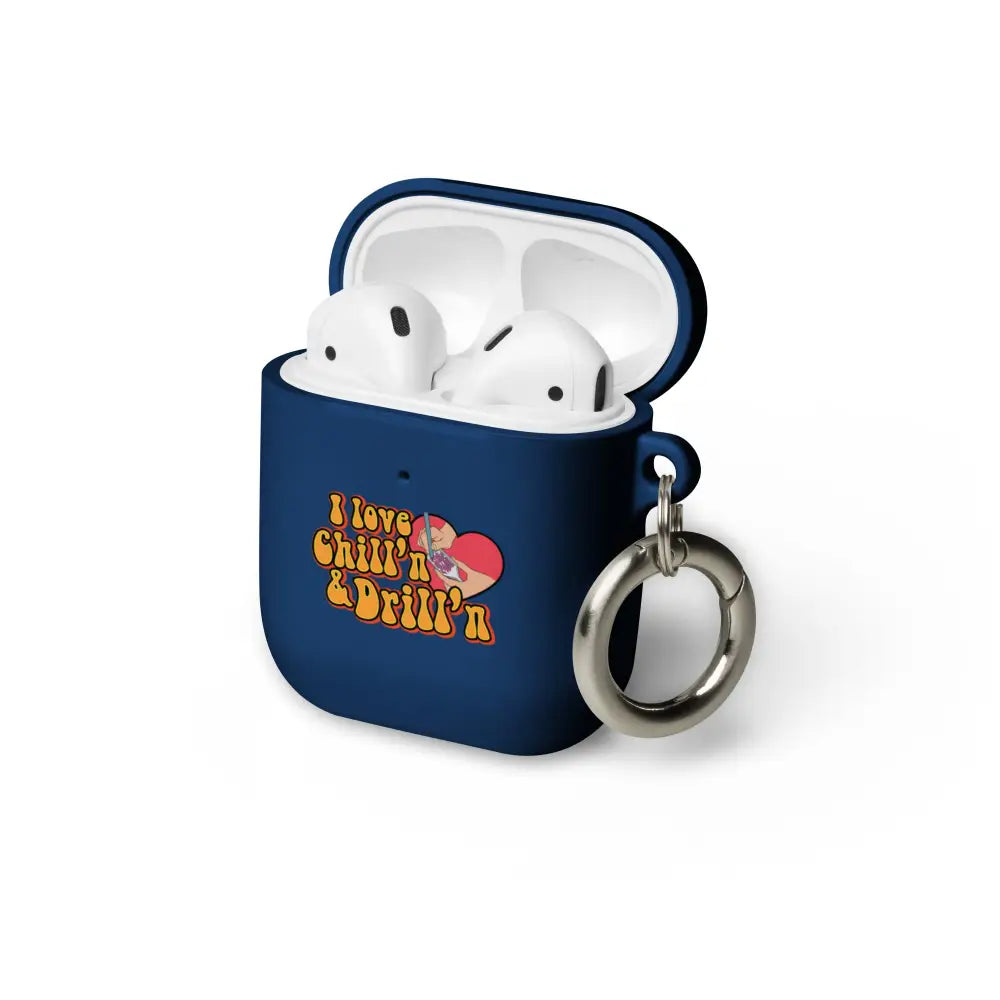 I love Chill’n & Drill’n AirPods case - Navy / AirPods