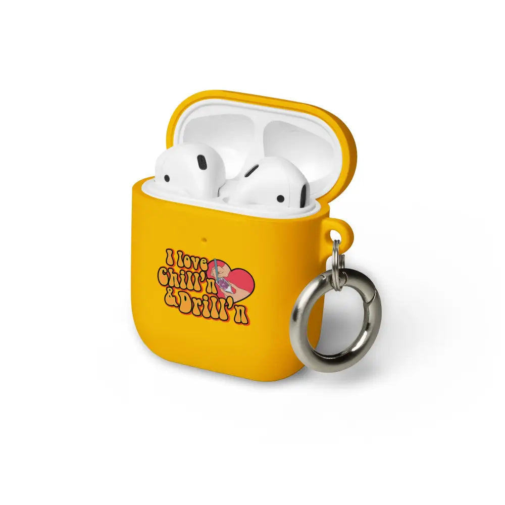 I love Chill’n & Drill’n AirPods case - Yellow / AirPods