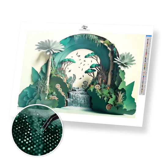 In the Jungle - Premium Diamond Painting Kit - 45x30cm / 18x12’’ / Square (Most Popular) - Diamond Painting Kit