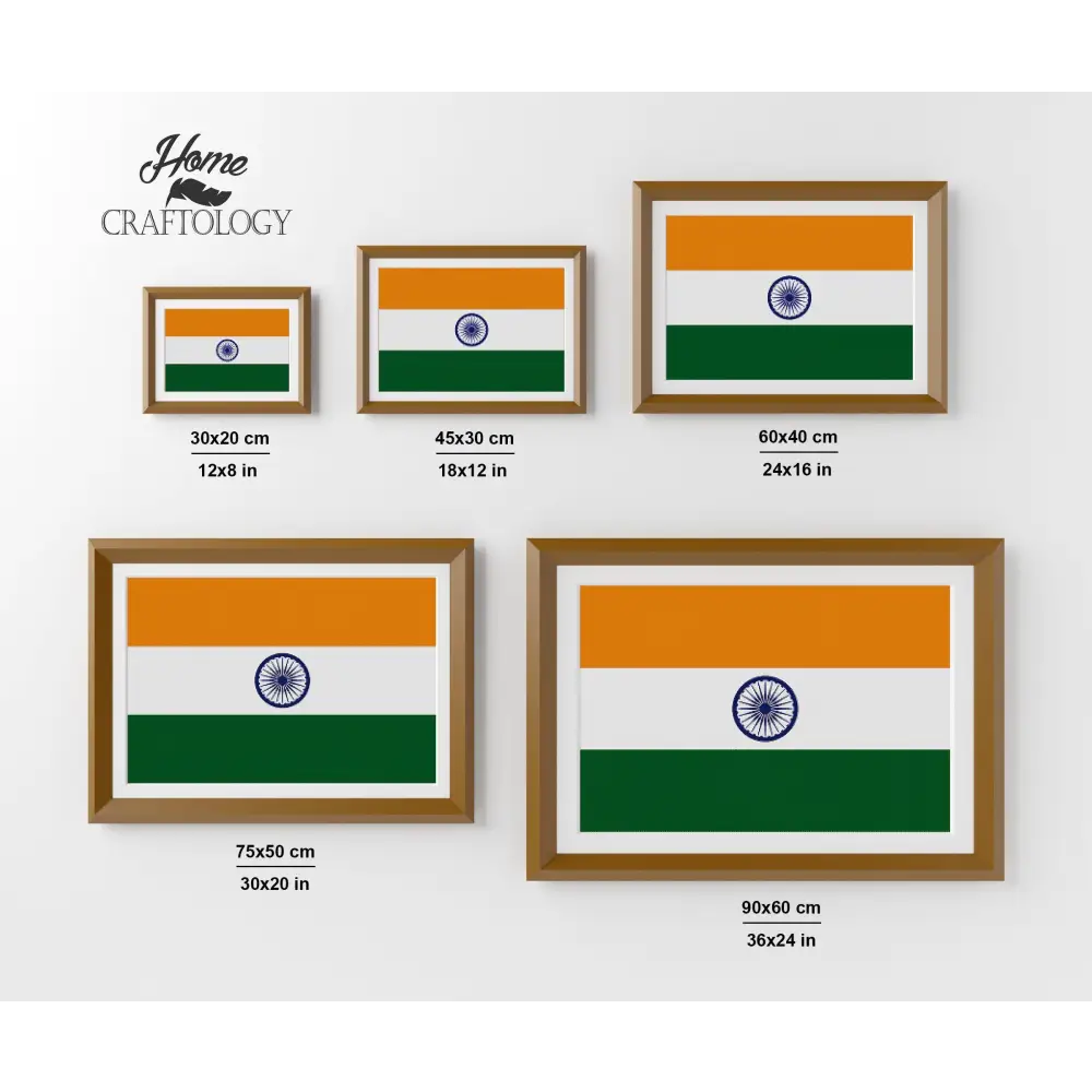 India Flag - Premium Diamond Painting Kit - Diamond Painting Kit