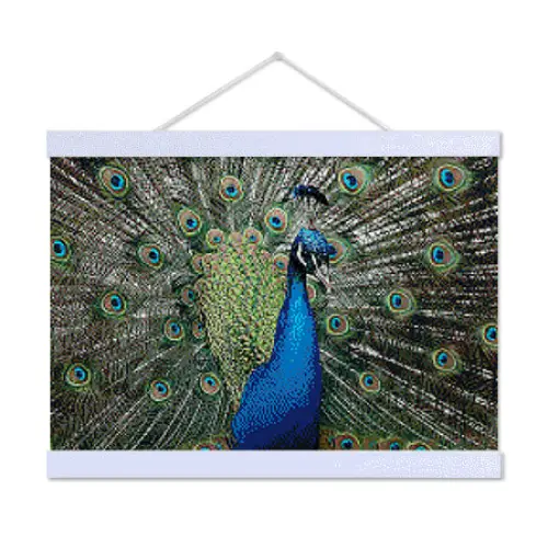 Indian Peafowl - Premium Diamond Painting Kit - Diamond Painting Kit