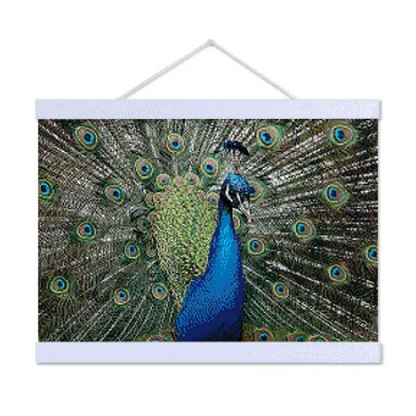 Indian Peafowl - Premium Diamond Painting Kit - Diamond Painting Kit