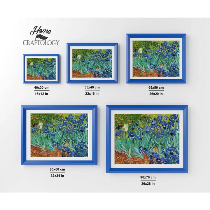 Irises - Premium Diamond Painting Kit - Diamond Painting Kit