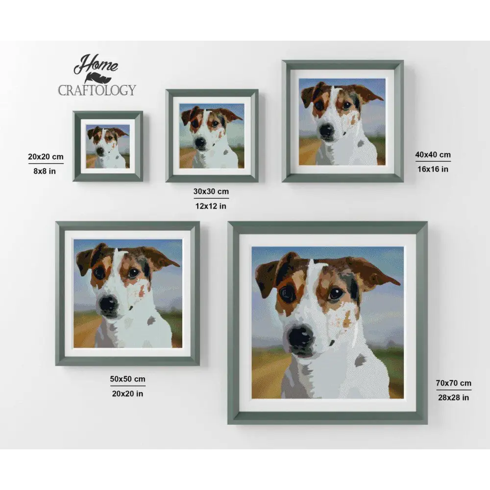 Jack Russel Terrier - Diamond Painting Kit - Home Craftology