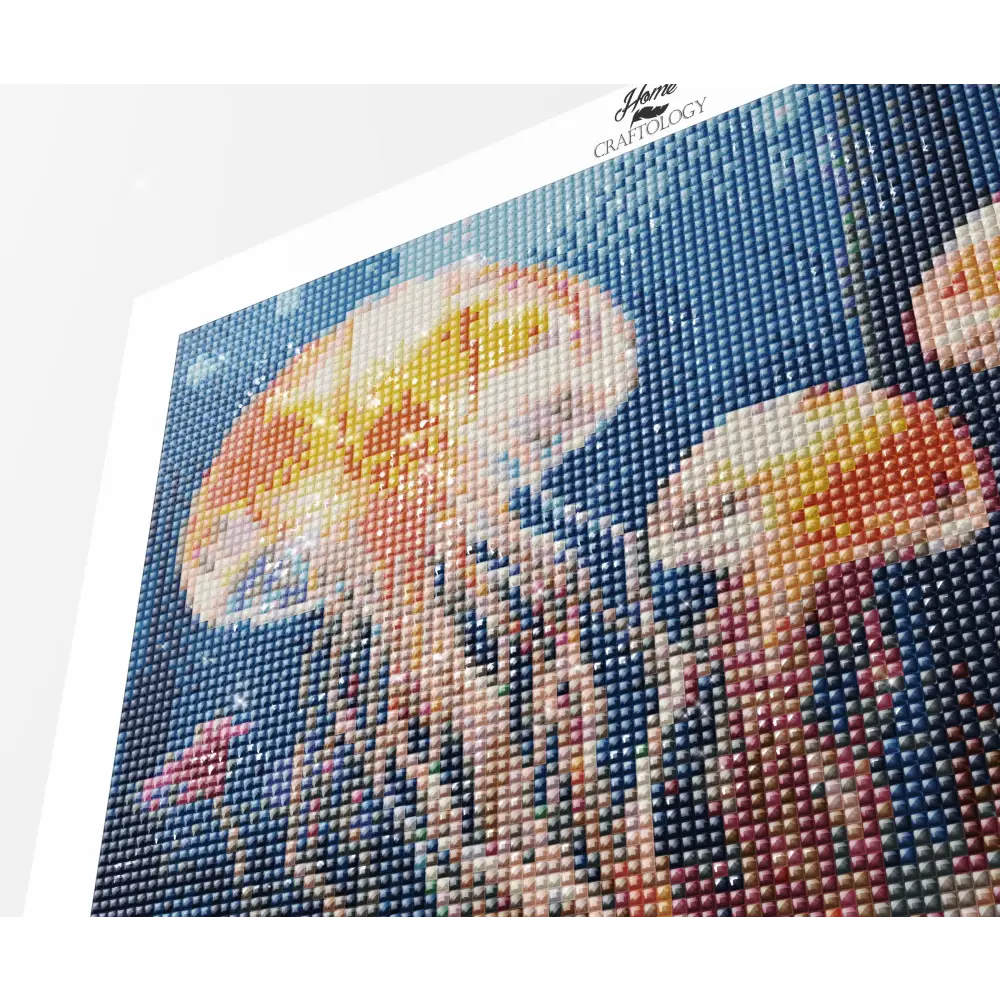 Jellyfish in the Ocean - Exclusive Premium Diamond Painting Kit - Diamond Painting Kit