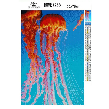 Jellyfish - Diamond Painting Kit - Home Craftology