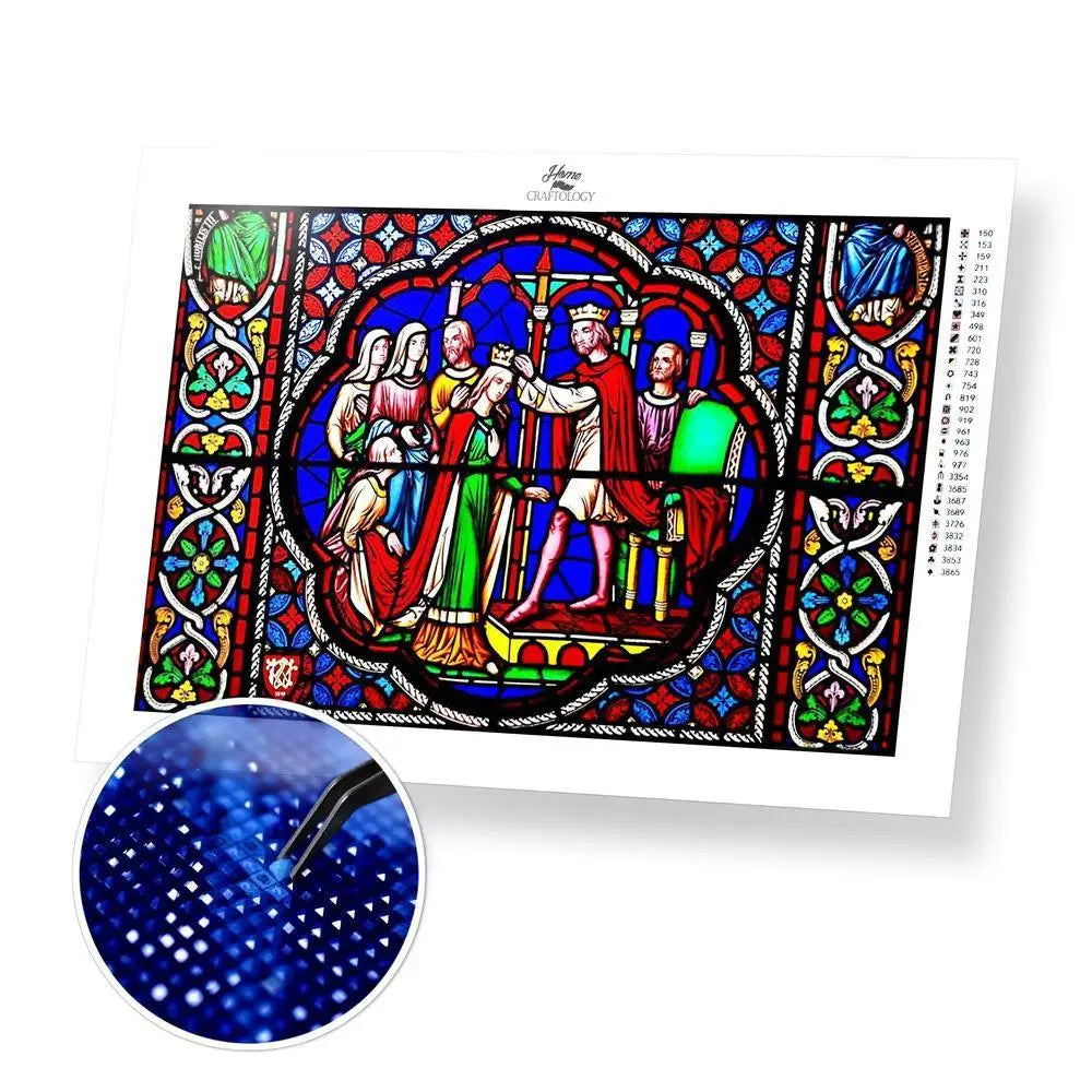 King and Queen - Premium Diamond Painting Kit - 45x30cm / 18x12’’ / Square (Most Popular) - Diamond Painting Kit