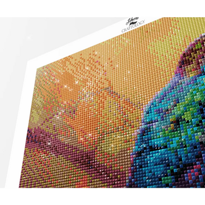 Kissing Hummingbirds - Premium Diamond Painting Kit - Diamond Painting Kit