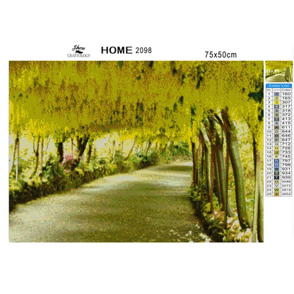 Laburnum Arch - Premium Diamond Painting Kit - Diamond Painting Kit