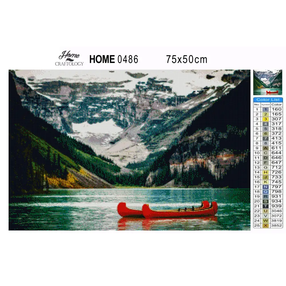 Lake Louise - Premium Diamond Painting Kit - Diamond Painting Kit
