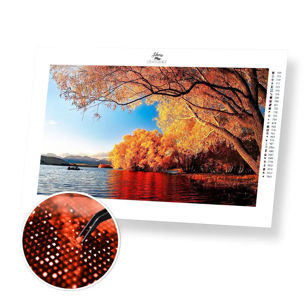 Lake Tekapo - Premium Diamond Painting Kit - 55x30cm / 22x12’’ / Square (Most Popular) - Diamond Painting Kit