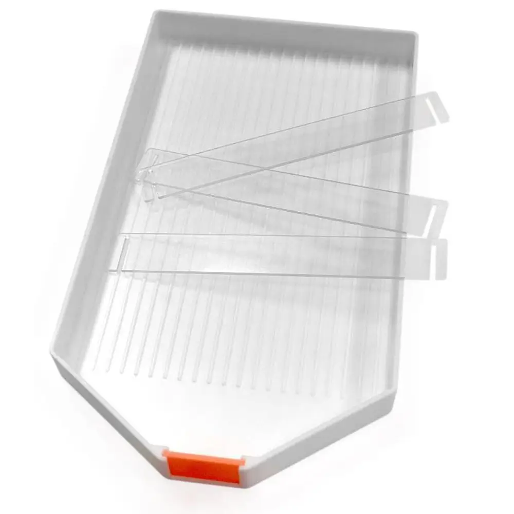 Large Diamond Painting Tray with 3 Dividers and Brush - Diamond Painting Accessory