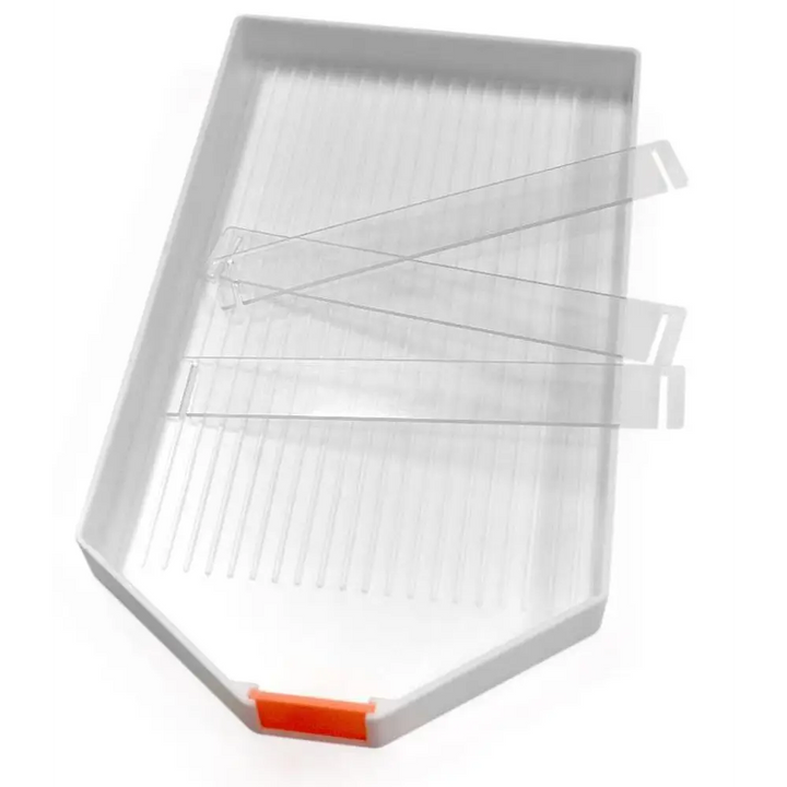 Large Diamond Painting Tray with 3 Dividers and Brush - Diamond Painting Accessory
