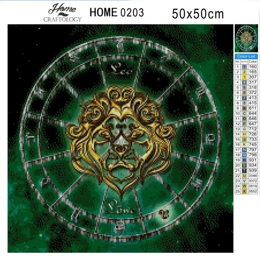 Leo Horoscope - Premium Diamond Painting Kit - Diamond Painting Kit