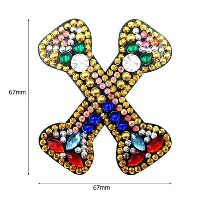 Letters - Diamond Painting Keychain - Keychain