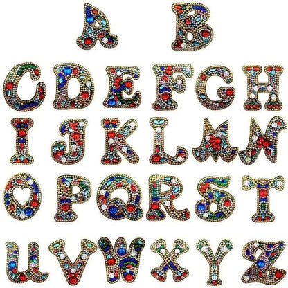 Letters - Diamond Painting Keychain - Keychain