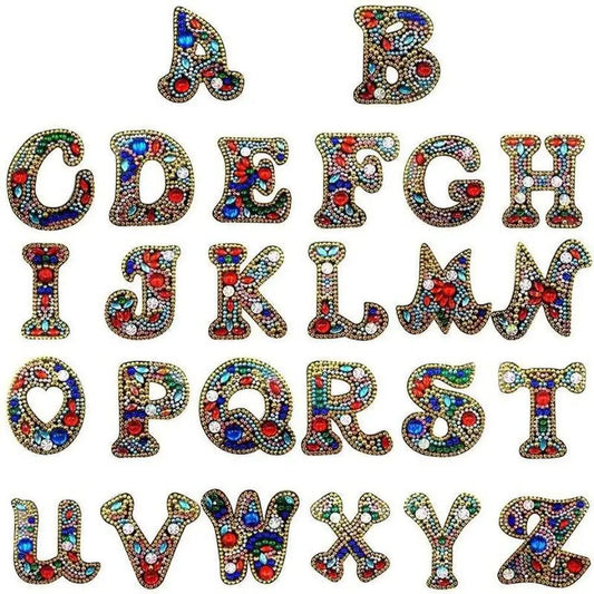 Letters - Diamond Painting Keychain - Keychain