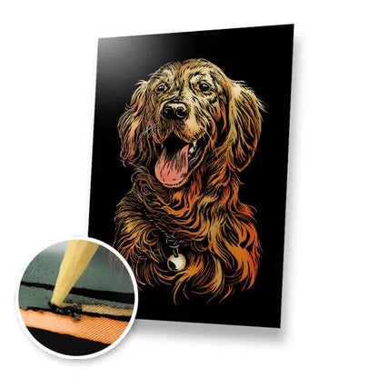Life Is Better With A Dog Scratch Painting Bundle - Scratch Painting