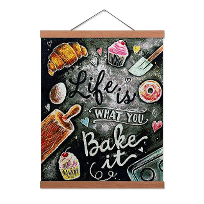 Life is What you Bake it - Exclusive Premium Diamond Painting Kit - Diamond Painting Kit