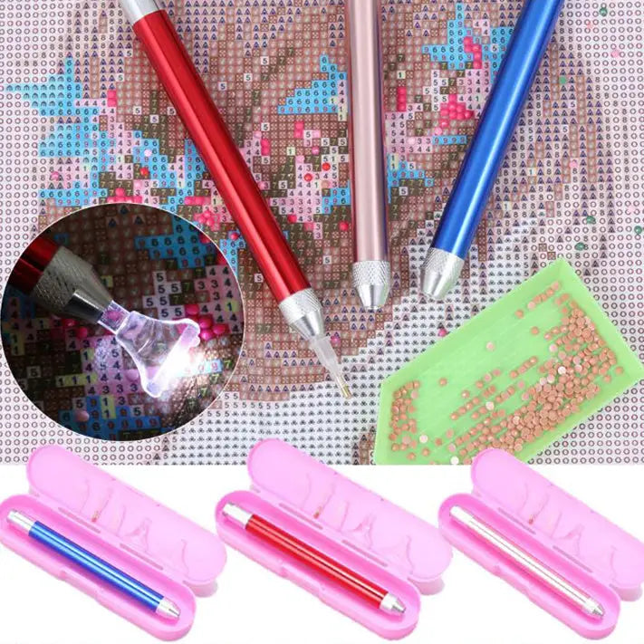 Light Tip Diamond Painting Pen with Case Chris’ Pen - Diamond Painting Accessory