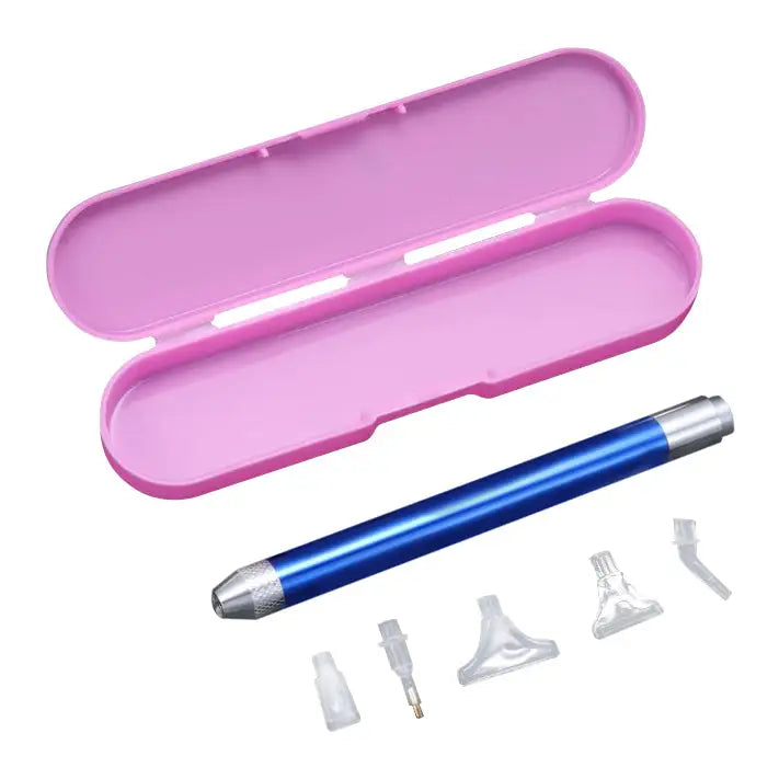Light Tip Diamond Painting Pen with Case Chris’ Pen - Blue - Diamond Painting Accessory