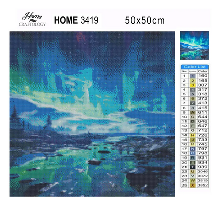 Lights Reflection - Exclusive Premium Diamond Painting Kit - Diamond Painting Kit