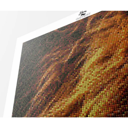 Lion Close-up - Premium Diamond Painting Kit - Diamond Painting Kit