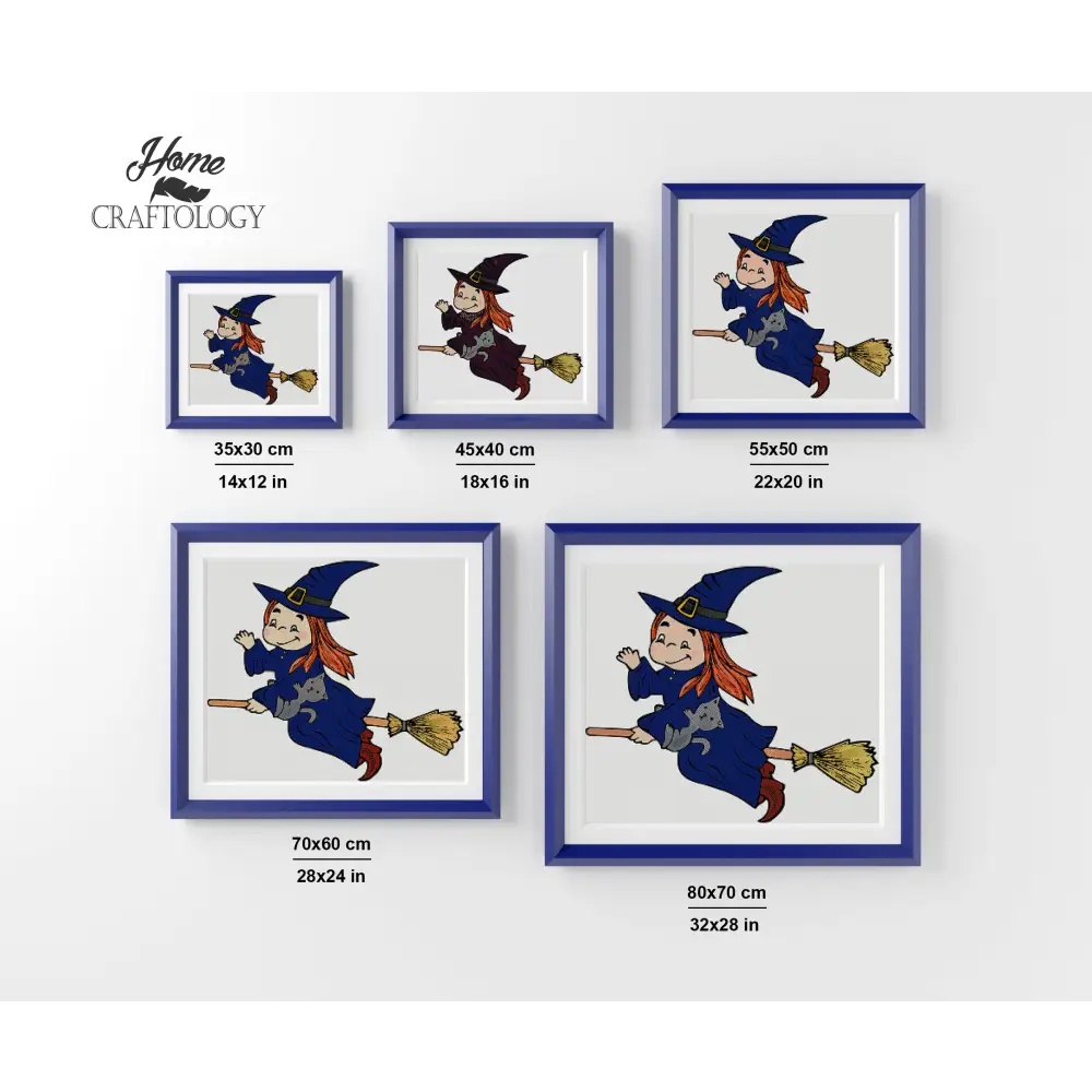 Little Witch - Premium Diamond Painting Kit - Diamond Painting Kit