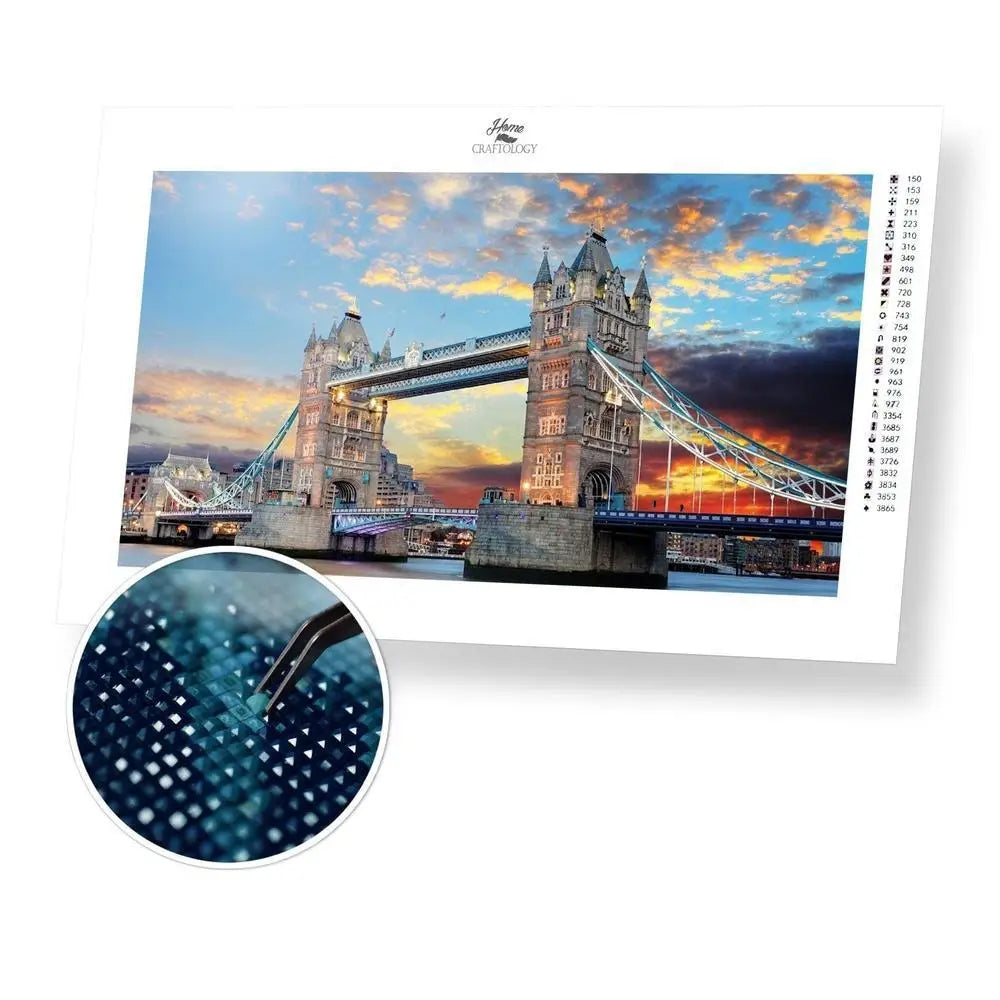 London Bridge - Diamond Painting Kit - Home Craftology
