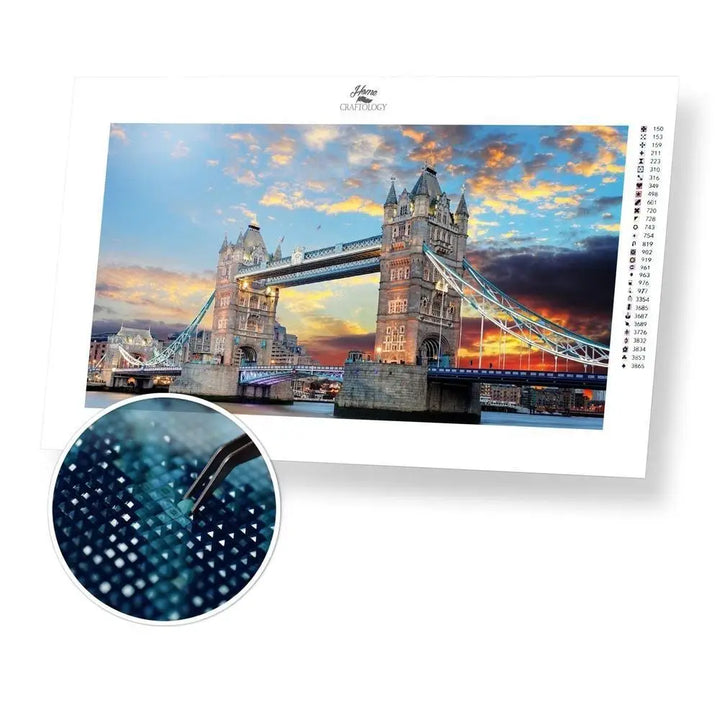 London Bridge - Diamond Painting Kit - Home Craftology