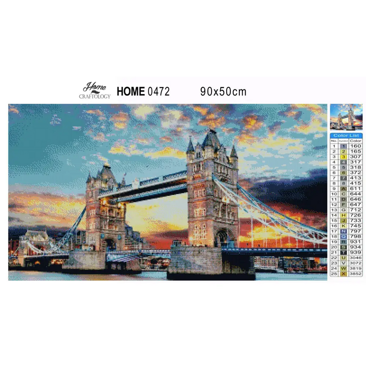 London Bridge - Premium Diamond Painting Kit - Diamond Painting Kit