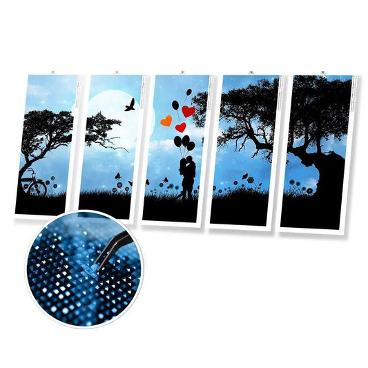 Loving Couple Panel - Diamond Painting Panels - Diamond Painting Cross Stitch