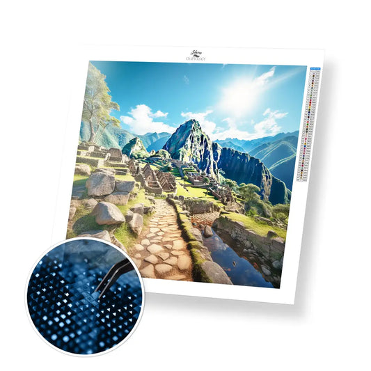 Machu Picchu - Exclusive Premium Diamond Painting Kit - 30x30cm / 12x12’’ / Square (Most Popular) - Diamond Painting Kit