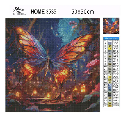 Magical Butterfly - Exclusive Premium Diamond Painting Kit - Diamond Painting Kit