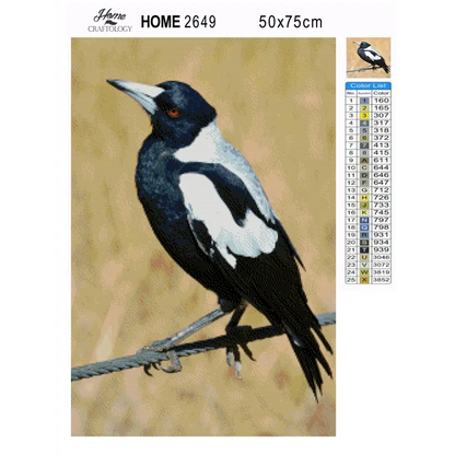 Magpie - Premium Diamond Painting Kit - Diamond Painting Kit