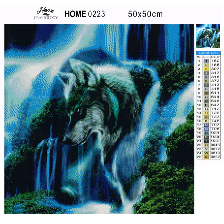 Majestic Wolf - Premium Diamond Painting Kit - Diamond Painting Kit