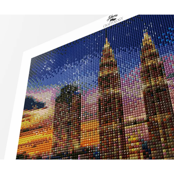 Malaysia Skyline - Premium Diamond Painting Kit - Diamond Painting Kit
