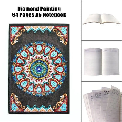 Mandala - Diamond Painting A5 Notebook - Notebook
