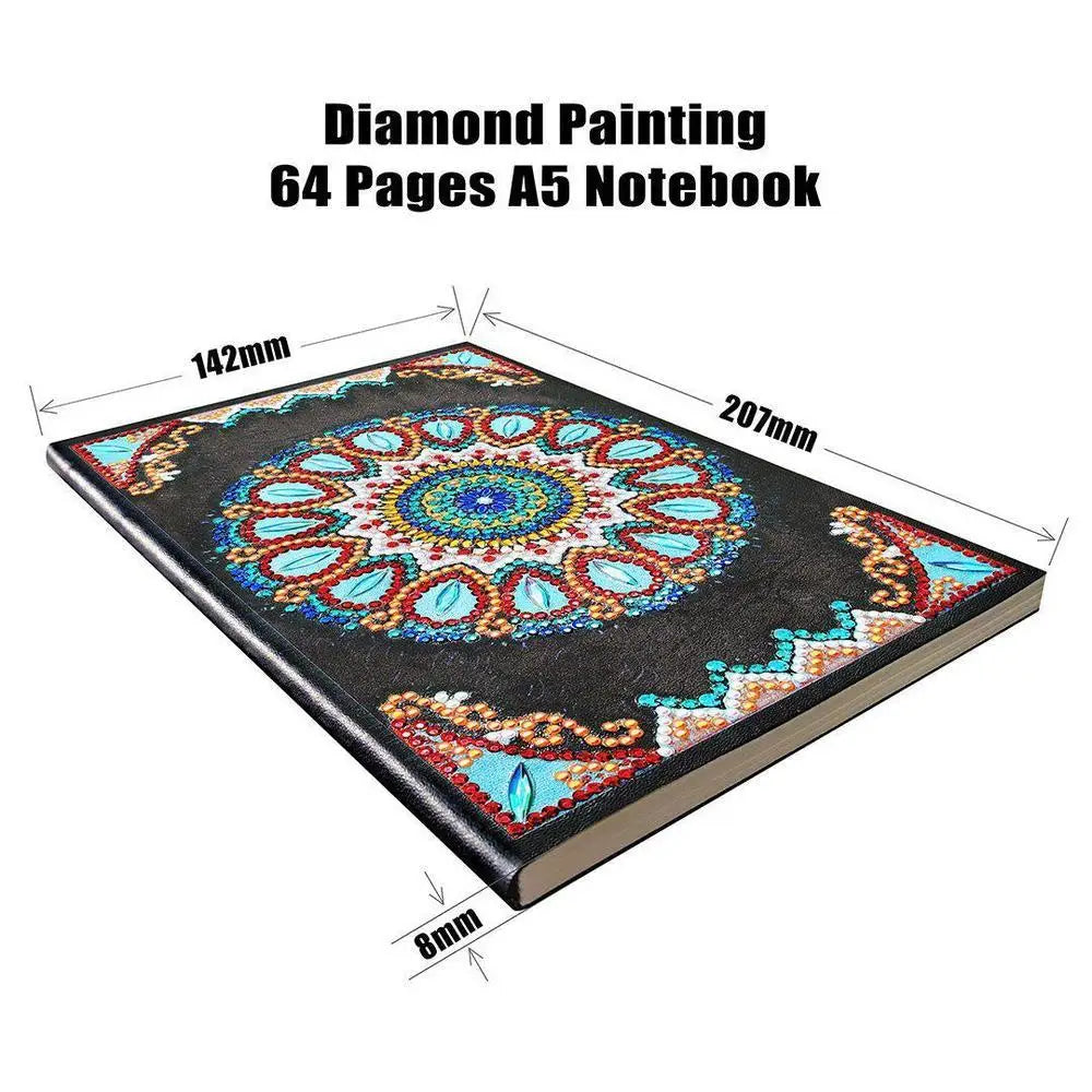 Mandala - Diamond Painting A5 Notebook - Notebook