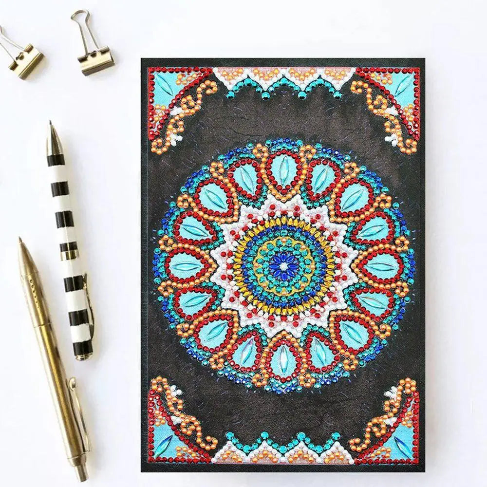 Mandala - Diamond Painting A5 Notebook - Notebook