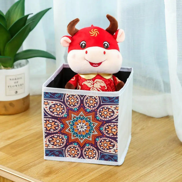 Mandala Orange - Diamond Painting Storage Kit - Diamond Painting Cross Stitch